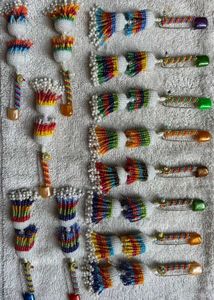 Handcraft Saree Pin Rings Eaarings