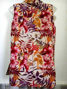 🎊Buy 1, Get 1 Free🎁34"-36" Floral Sleeveless Top