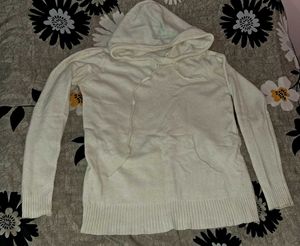 Casual Cream Hoodie