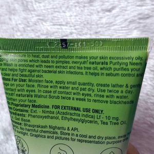 Everyuth Naturals Purifying Neem Face Wash|Antibac