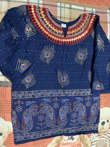 Jaipuri Kurta Fake Mirrow Work