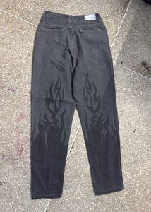 Flame Graphic Jeans