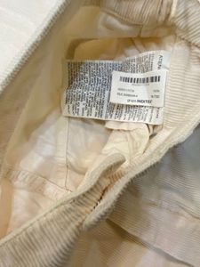 Wide Leg Off-White Pants unisex