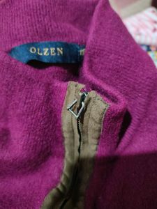 Burgundy Pullover Sweater