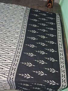 Black &amp; White Print Dress