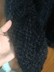 Black Rugged Pullover