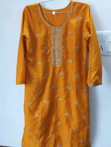 Grand Yellow Kurti.
