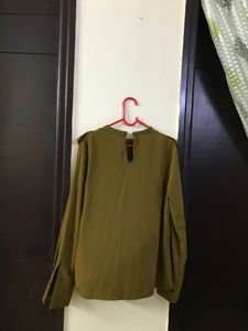 H&amp;M Olive Green Top Bust 36-38