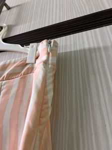 Pink And White Skirt