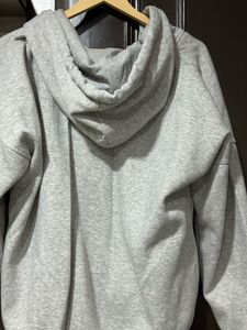 Grey Jacket With Hoodie