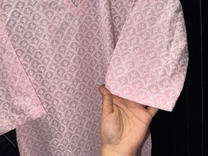 Pink Lakhnavi Chicken Kari Kurti