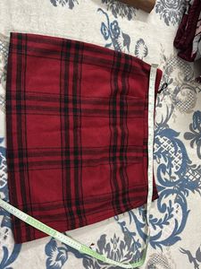 Mini Woollen Skirt