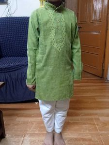 Boys Green Kurta Set