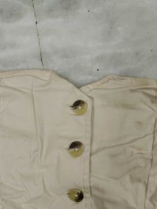 Beige Tube Top For Women