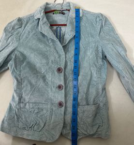 blue corduroy jacket