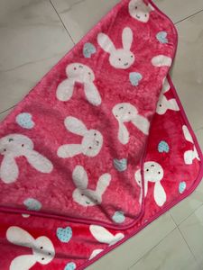 Baby Blankets Pink With Rabbit 🐰 Wholebody