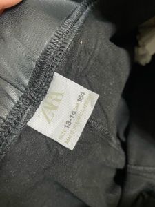 Zara Bootcut Leather Pants
