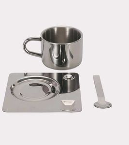 Fabloft Heavy Duty Stainless Steel Cup Plate Set
