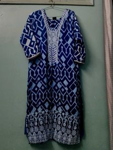 Embroidered Navy Blue Kurta 💙