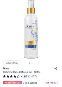 Dove Beautiful Curls Range