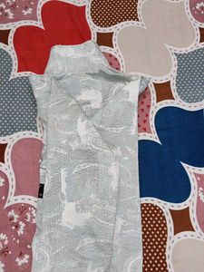 Patterned Button-Down Shirt