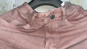 Straight Fit Light Pink Jeans