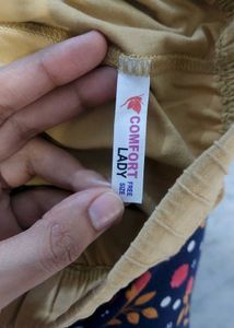brand new mustard colour legging for women