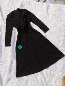 ♥️Elegant Korean Black Midi Dress♥️