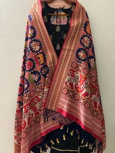 Black Anarkali With Patola Duppata