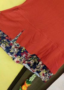 Floral Accent Tunic Top