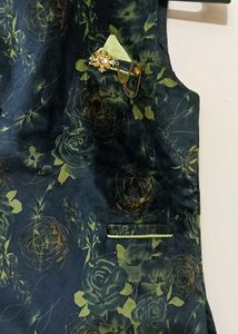 Floral Patterned Waistcoat