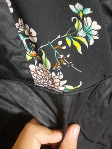 Floral Print Wrap Dress