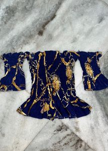 Printed Off-Shoulder Top