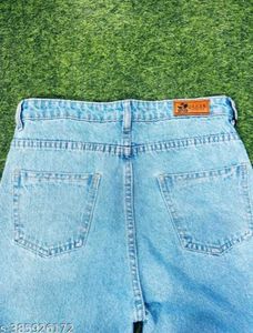 Wide Leg Light Wash Jeans