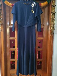 Elegant Navy Blue Dress