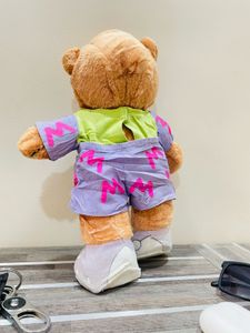 🧸 Cute &amp; Cuddly Teddy Bear – Dressed to Impress!