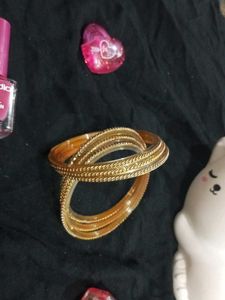 Golden Bangle Set of 6- Elegant & Traditional