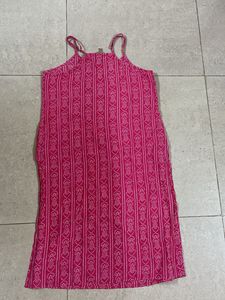 ANOUK hot pink Halter Neck Kurti