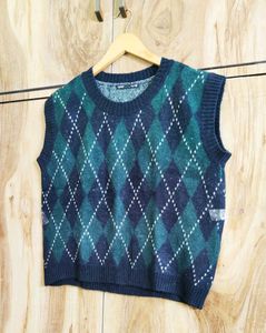 Argyle Sweater Vest size-38-40