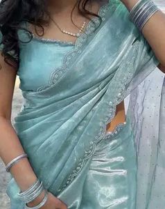 Elegant Blue Saree