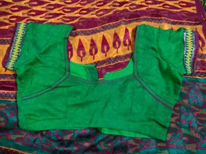 Colorful Saree with Blouse