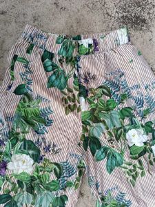 Zara Floral Striped Palazzo