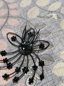 Rhinestone Flower Hair Comb