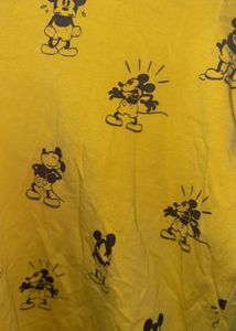 Yellow Mickey Mouse Tee