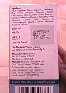 WishCare Hair Growth Serum