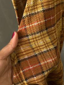 Plaid Overall Dress