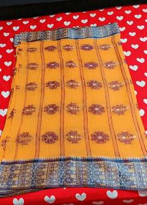 100% Pure Cotton Saree