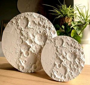 Moon Surface Decor Plates