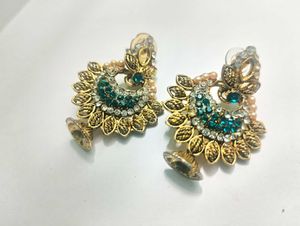 Elegant Peacock Earrings