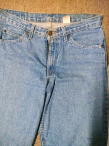 Thick Blue Denim Jeans